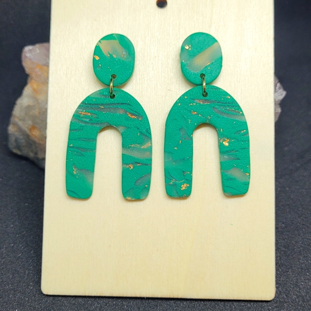 Polymer clay earrings